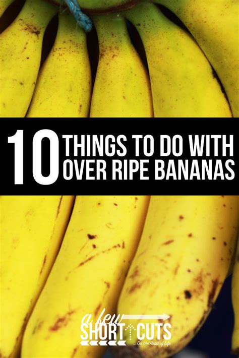 10 Things To Do With Over Ripe Bananas Recipes For Old Bananas Frozen