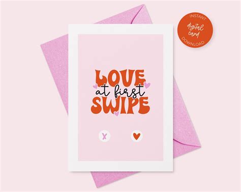 funny valentines card printable love   swipe greeting