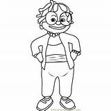 Coloring Sid Grandma Kid Pages Gerald Science Coloringpages101 Kids sketch template