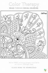 Colortherapy sketch template
