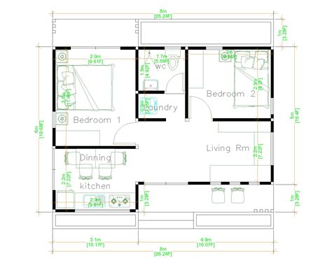 simple bungalow house designs  meter  feet pro home decor