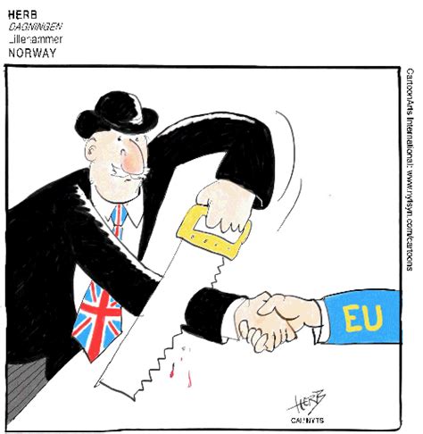 worlds  striking brexit reactions  cartoons
