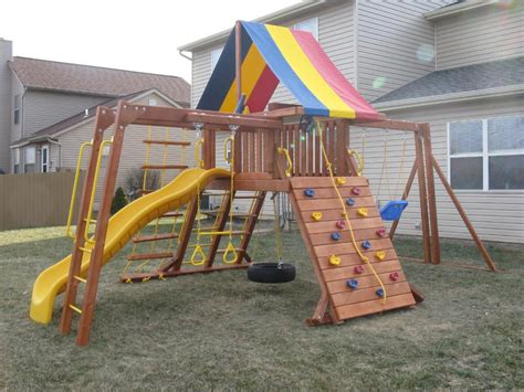 michigan redwood play set restoration play system sealing