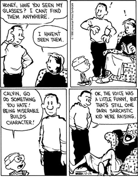 i love calvin s mom s reaction in the last panel calvin and hobbes