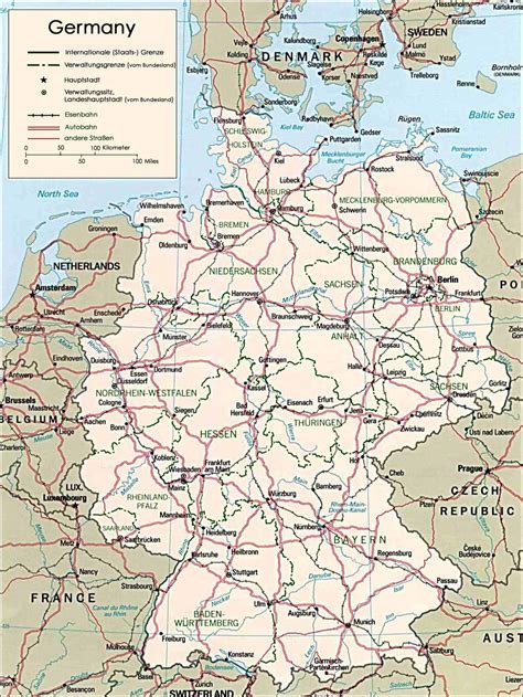 germany maps printable maps  germany