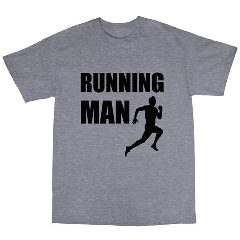 running man marathon runner  shirt  premium cotton gift present ebay