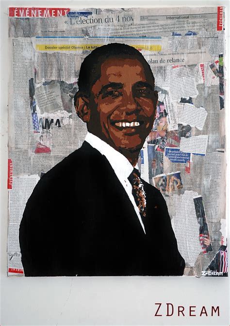 obama stencil  canvas  poisoneddream obama stencil  flickr