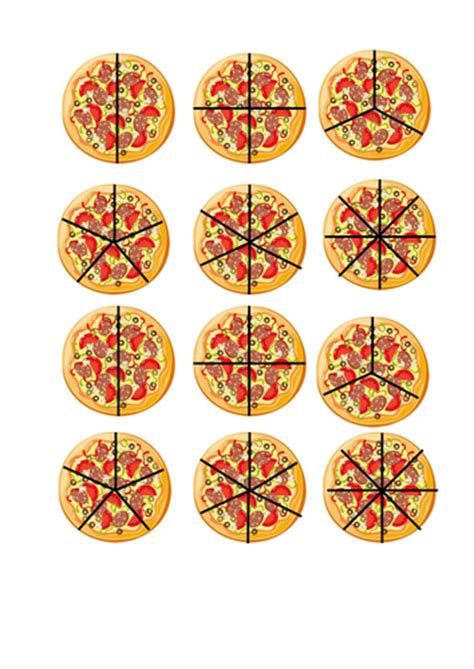 fraction pizzas  sh teaching resources tes