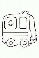Coloring Ambulance Pages Popular Library Clipart Line раскраски sketch template