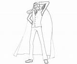 Aokiji Piece Coloring Pages Admiral Uniform Another Printable sketch template