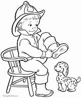 Coloring Pages Safety Kids Popular sketch template