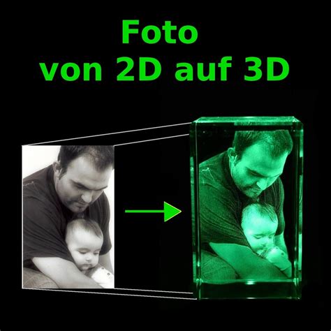 fotos  glas ihr foto auf  umgewandelt und dreidimensional