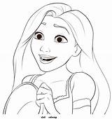 Disney Coloring Printable Girls Pages Tangled Walt Princess Characters Character Dania Print Kids sketch template