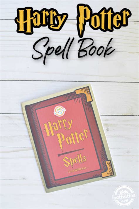 diy harry potter spell book   printable coloring pages kido