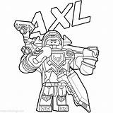 Nexo Knights Axl Xcolorings sketch template