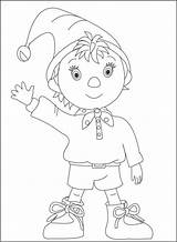 Noddy Pages Coloring Cartoon Colouring Printable Choose Board Sheets sketch template