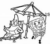 Spongebob Coloring Patrick Star Fun Pages Lovers sketch template