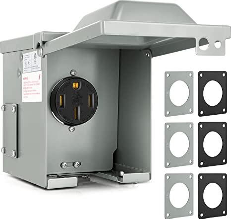 amazoncom kohree rv power outlet box  amp rv power electrical receptacle panel box nema