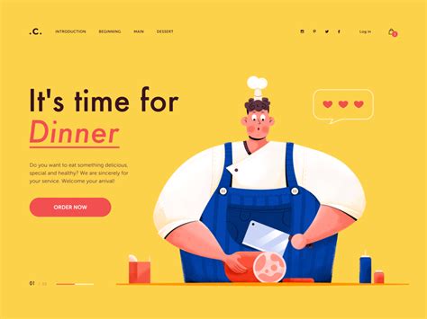 cook by uran duo on dribbble