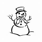 Snowman Coloring Clipart Hat Pages Christmas Vintage Drawing Snowmen Cartoon Transparent Hats Cliparts Cigar Clip Books Library Printable Popular Getdrawings sketch template