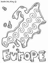 Geography Doodle Continent Effortfulg Skills sketch template
