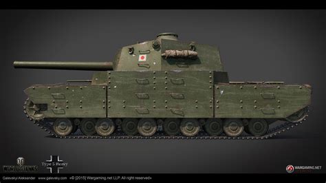 alexander galevskyi art lead portfolio japan heavy tank type