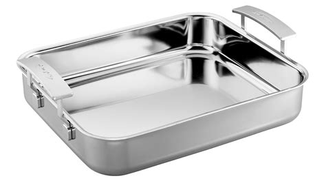 demeyere industry stainless steel roasting pan  cutlery