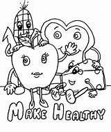 Coloring Choices Pages Good Healthy Make Food Kids Getcolorings Printable Getdrawings sketch template