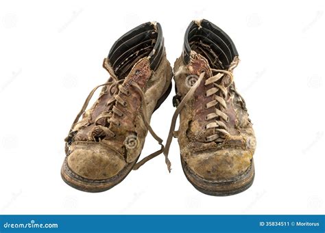 oude schoenen stock afbeelding image  voorwerp teen