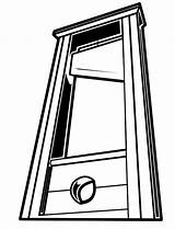 Guillotine Drawing Clipartmag sketch template