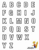 Alphabet Letters Printables Chart Capital Print Kids Coloring Printouts Pages Classic Abc Learning Boys Case Stencils Charts Yescoloring Upper sketch template