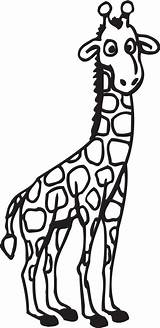 Giraffe Coloring Pages Kids Printable Sheets Clipart Animal Toddlers Baby Panda Cliparts Designs Source Toddler Book Use Library Labels sketch template