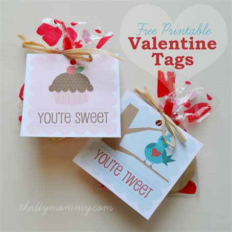 printable sweet tweet valentines day tags  diy mommy