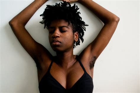 Black female hairy