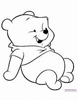 Pooh Baby Coloring Pages Disneyclips Funstuff sketch template