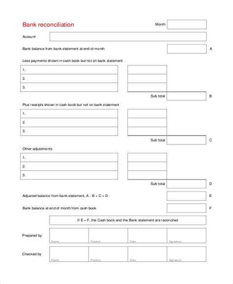 sample letter  reconciliation  accounts  document template
