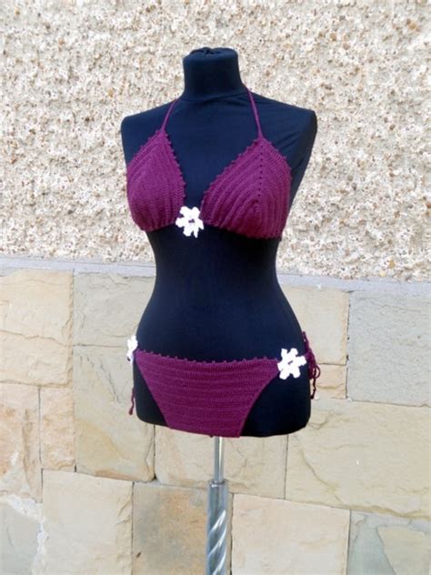 Items Similar To Crochet Bikini Lace Top Crochet Swimwear Sexy