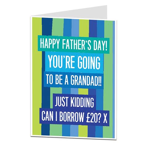 Funny Fathers Day Card Joke Fathers Day Card Dad Daddy Rude Humour