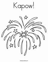 Fireworks Coloring July Explosion 4th Boom Worksheet Sheets Happy Print Pages Outline Lake Noodle Designlooter Twistynoodle Drawings Built California Usa sketch template