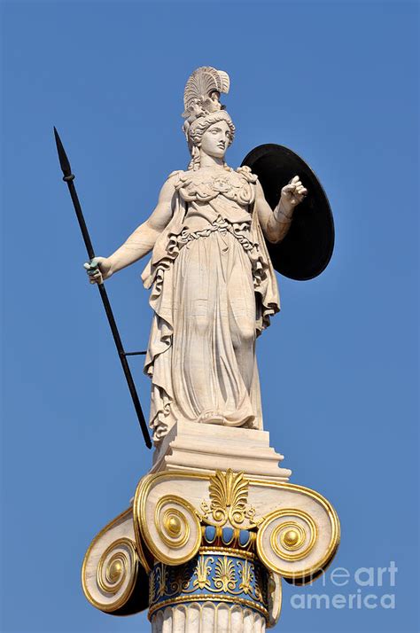 Statue Of Athena Photograph By George Atsametakis
