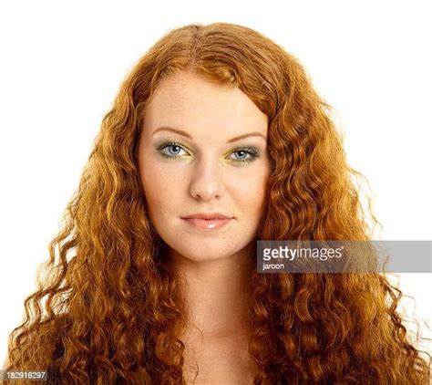 Girl With Red Hair And Blue Eyes Photos And Premium High Res Pictures