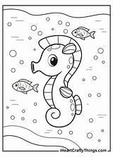 Seahorse Iheartcraftythings Creatures sketch template