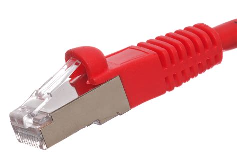 red ft cate twisted shielded pair patch cable cablescom