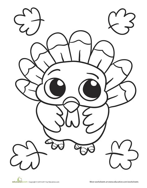 turkey coloring pages  preschool