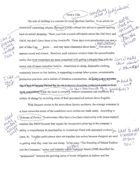 multiple drafts english composition