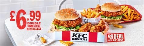 Kfc Double Dinner For Two Deal Latest Deals Kfc Uk