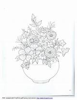 Aquarell Malvorlagen Dover Bouquets Bloemen sketch template
