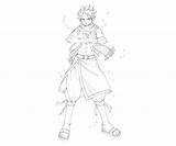 Natsu Fairy Tail Pages Coloring Dragneel Skill Template Fullbuster Gray sketch template
