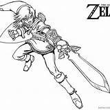 Zelda Ganon sketch template