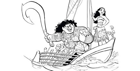 disney moana coloring pages coloring pages